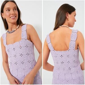 Lavender Crochet Tank Top